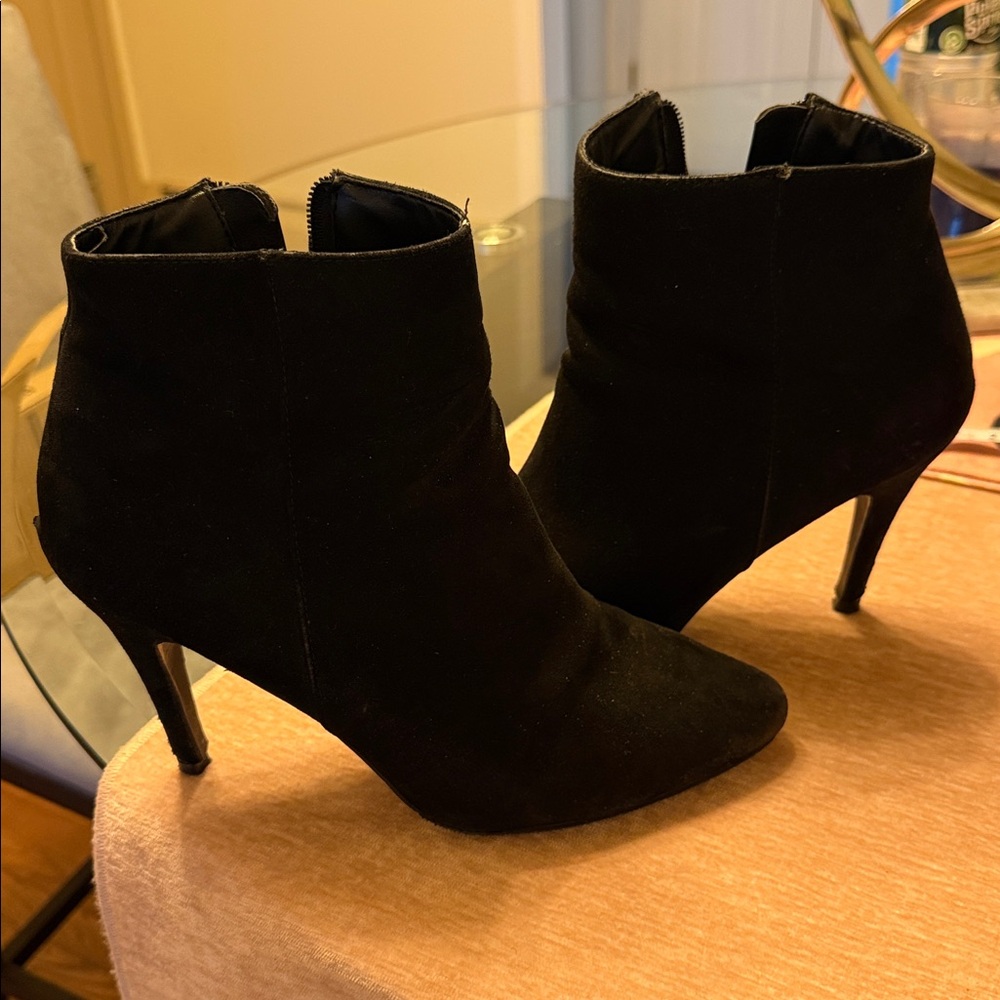 Madden Girl Black Heeled Boots